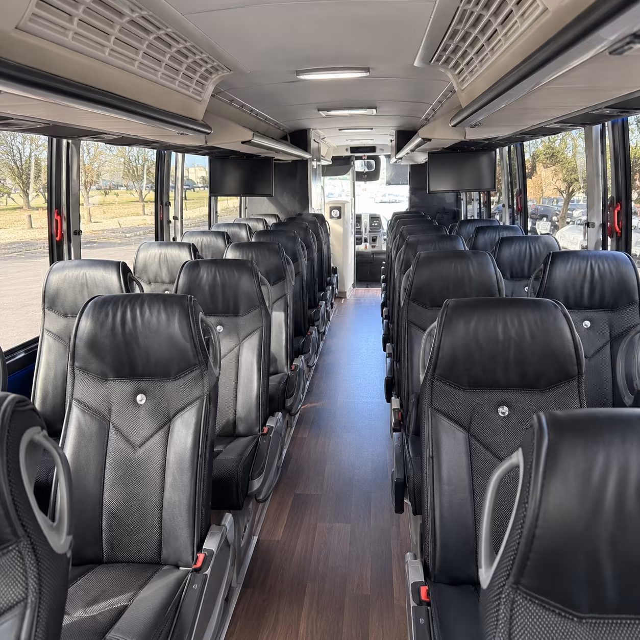 bellflower charter bus interior gallery