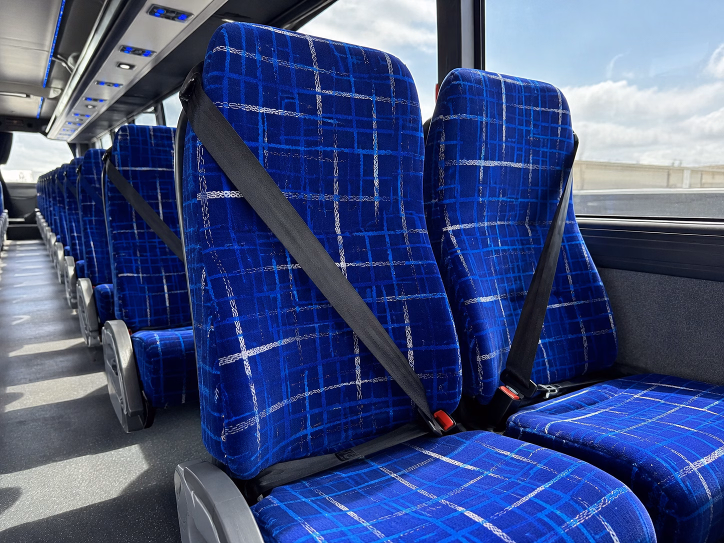 bellflower charter bus rental inside