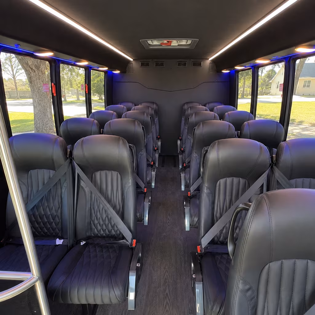 bellflower long distance transportation onboard seating