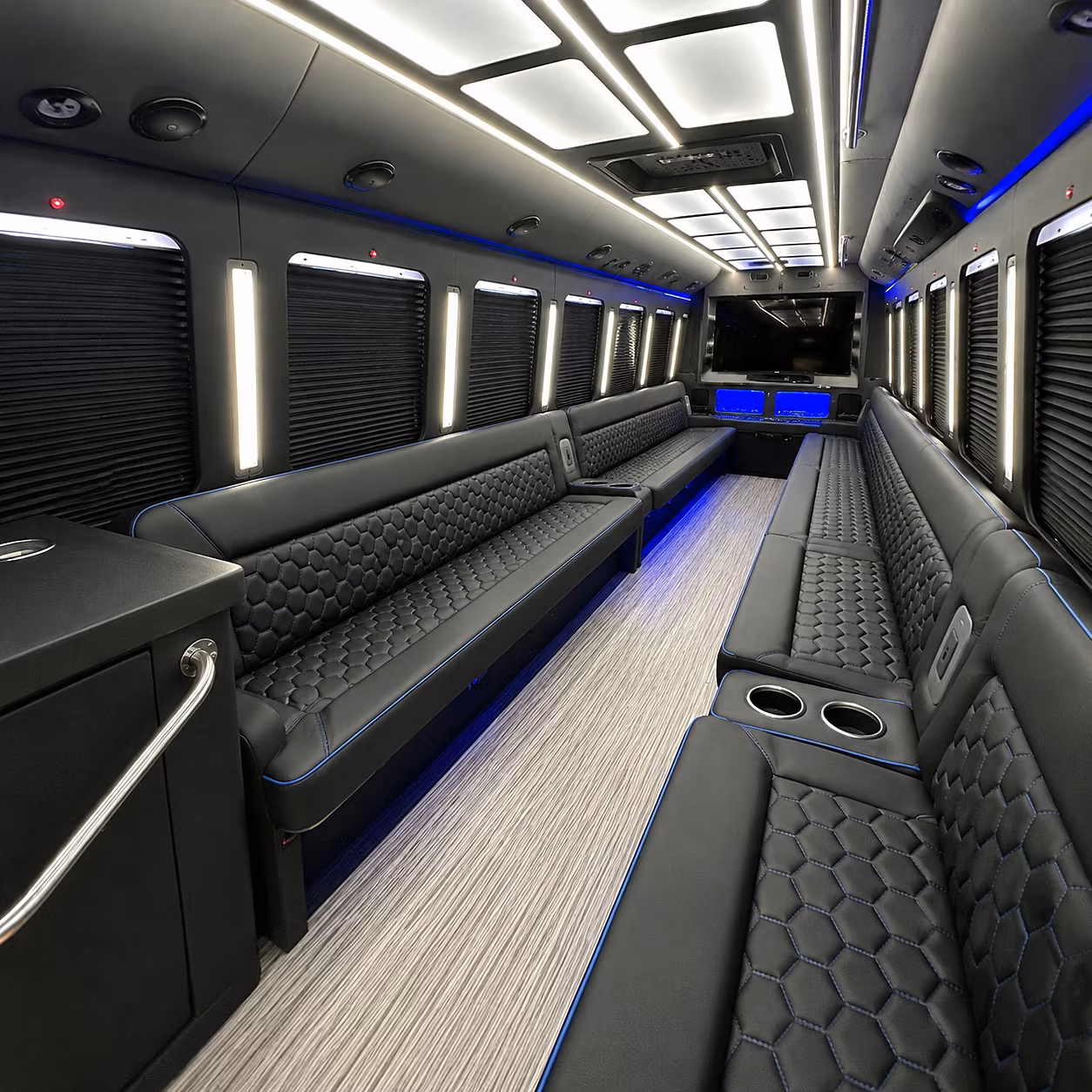 bellflower party bus rentals inside